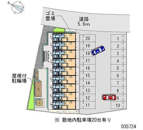 ★手数料０円★静岡市葵区古庄２丁目 月極駐車場